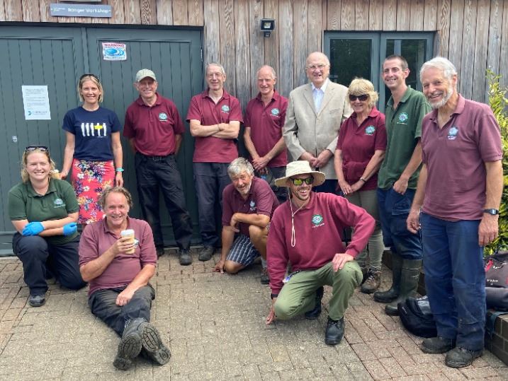 Volunteer 'retires' after 16 years at Yeovil Country Park