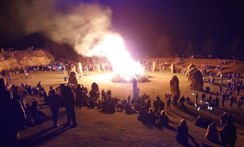 Ham Hill bonfire success